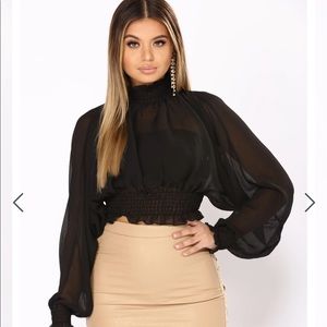 Fashion Nova Chiffon Top